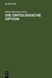Cover von Die ontologische Option