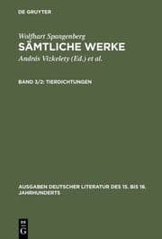 Cover von Tierdichtungen