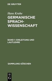 Cover von Einleitung und Lautlehre
