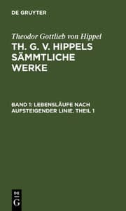 Cover von Lebensläufe nach aufsteigender Linie.Theil 1