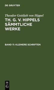 Cover von Kleinere Schriften