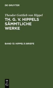 Cover von Hippel's Briefe