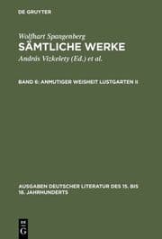 Cover von Anmutiger Weisheit Lustgarten. Zweiter Teil