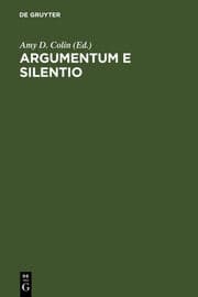 Cover von Argumentum e Silentio