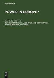 Cover von Great Britain, France, Italy and Germany in a Postwar World, 1945-1950