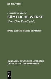 Cover von Historische Dramen II
