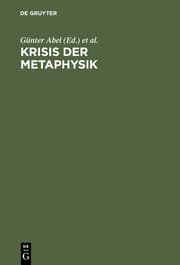 Cover von Krisis der Metaphysik