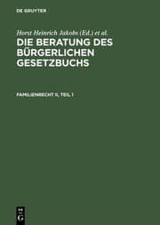 Cover von Familienrecht II