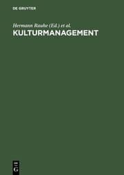 Cover von Kulturmanagement