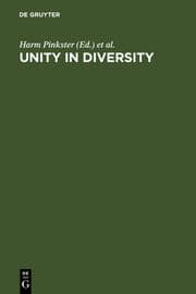 Cover von Unity in Diversity