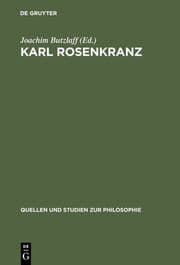 Cover von Karl Rosenkranz