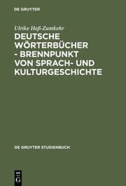 Cover von Deutsche Wörterbücher