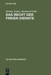 Cover von Das Recht der freien Dienste