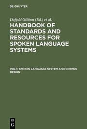 Cover von Spoken Language System and Corpus Design