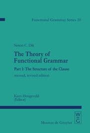 Cover von The Theory of Functional Grammar 1