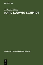 Cover von Karl Ludwig Schmidt