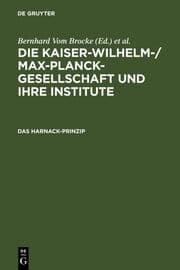 Cover von Das Harnack-Prinzip
