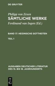 Cover von Die Heidnischen Gottheiten. Erster Teil