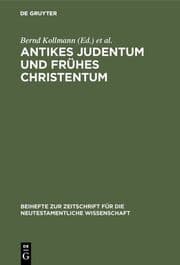 Cover von Antikes Judentum und Frühes Christentum