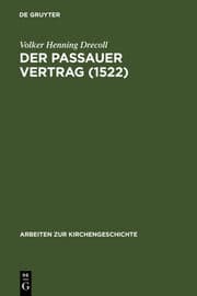 Cover von Der Passauer Vertrag (1552)