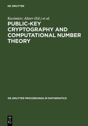 Cover von Public-Key Cryptography and Computational Number Theory