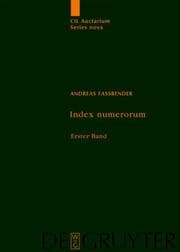 Cover von Index numerorum