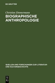 Cover von Biographische Anthropologie