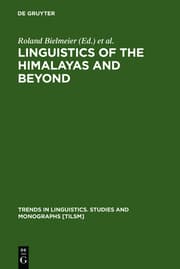 Cover von Linguistics of the Himalayas and Beyond