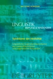 Cover von Spielräume der Medialität