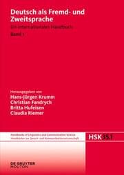 Cover von Deutsch als Fremd- und Zweitsprache. 1. Halbband