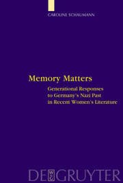 Cover von Memory Matters