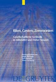 Cover von Riten, Gesten, Zeremonien