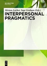 Cover von Interpersonal Pragmatics