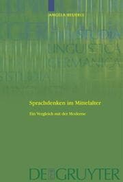 Cover von Sprachdenken im Mittelalter
