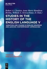 Cover von Studies in the History of the English Language V