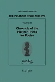 Cover von Chronicle of the Pulitzer Prizes for Poetry