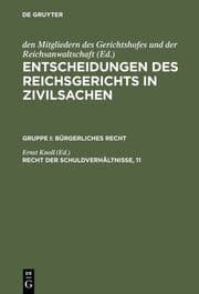 Cover von Recht der Schuldverhältnisse, 11