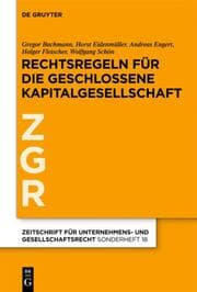 Cover von Prinzipien der geschlossenen Kapitalgesellschaft in Europa
