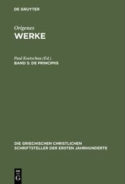 Cover von De Principiis