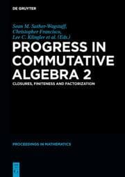 Cover von Progress in Commutative Algebra 2