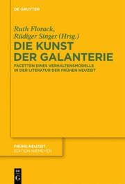 Cover von Die Kunst der Galanterie
