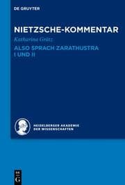 Cover von Kommentar zu Nietzsches 'Also sprach Zarathustra' I und II