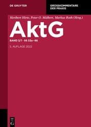 Cover von AKTg 3: §§ 53a-66