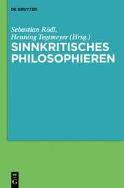 Cover von Sinnkritisches Philosophieren
