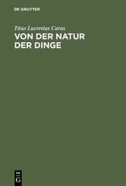 Cover von Von der Natur der Dinge