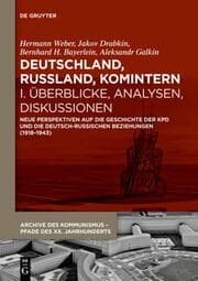 Cover von Deutschland, Russland, Komintern I