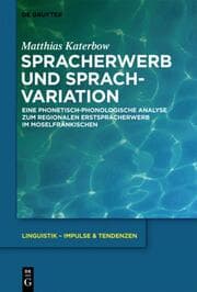 Cover von Spracherwerb und Sprachvariation