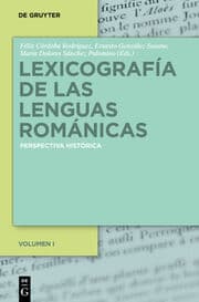 Cover von Lexicografía de las lenguas románicas