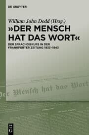 Cover von 'Der Mensch hat das Wort'