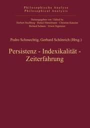 Cover von Persistenz, Indexikalität, Zeiterfahrung